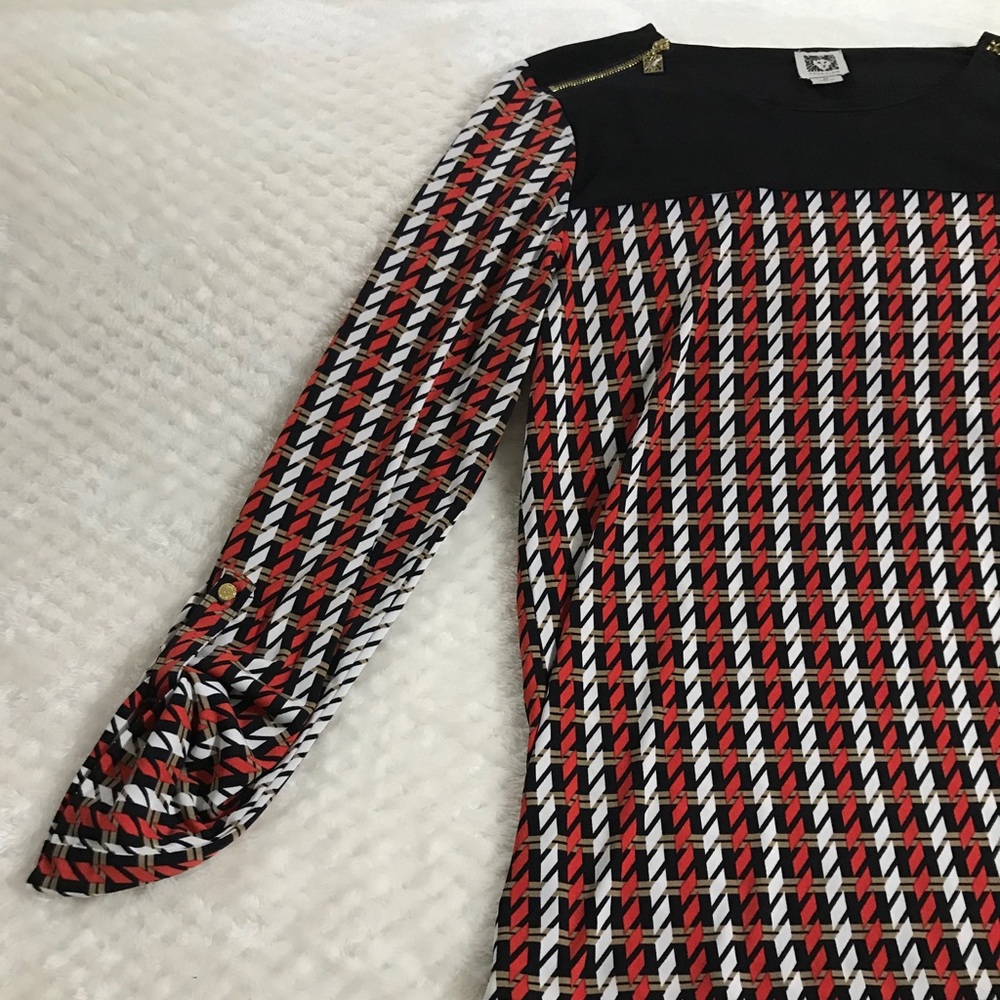 Checkered blouse